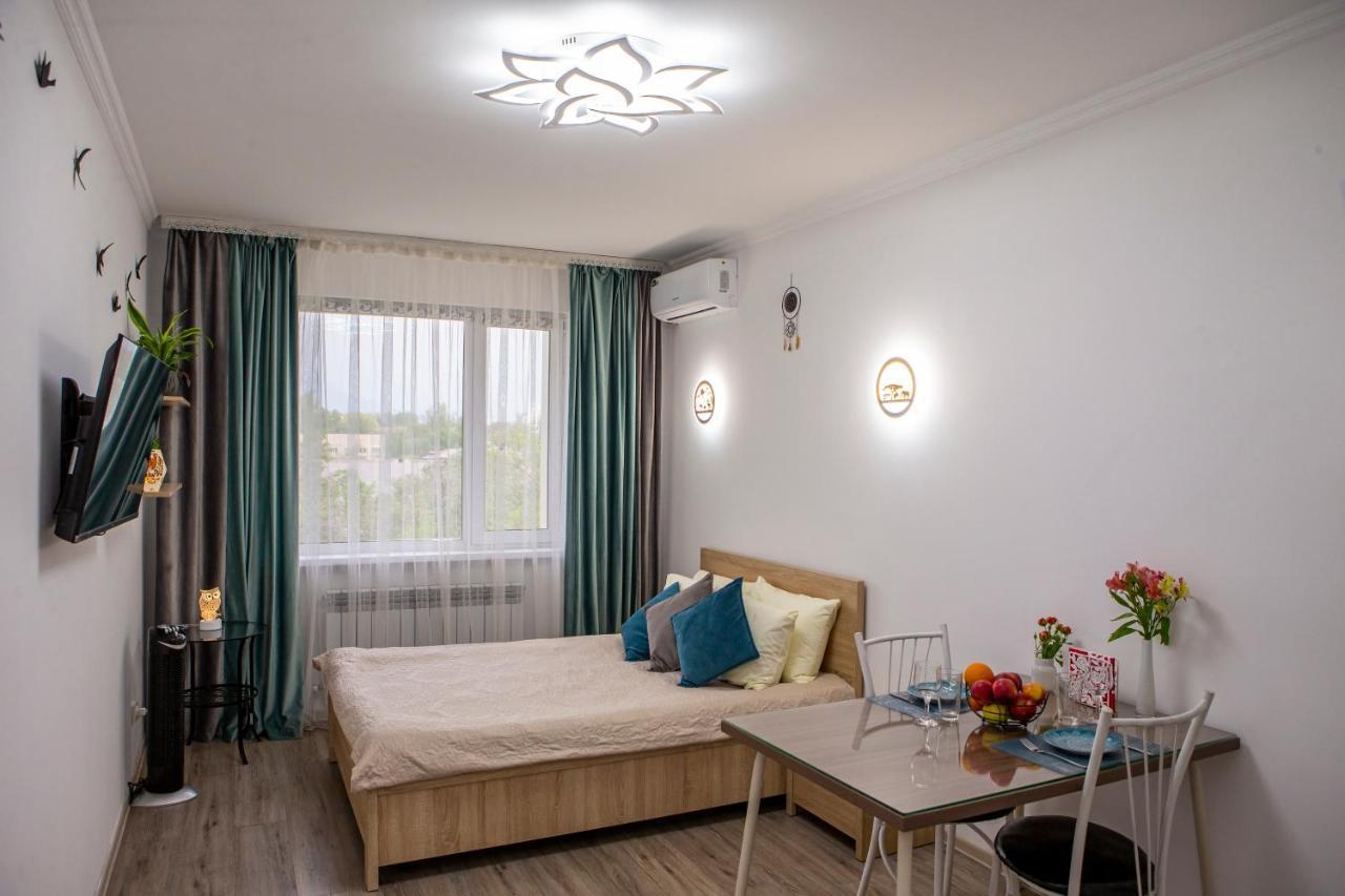 Уютная Студия С Видом На Горы Almaty Exterior foto